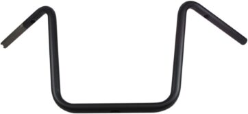 HANDLEBAR 1" DRILLED 14" APE HANGER FLAT BLACK TBW