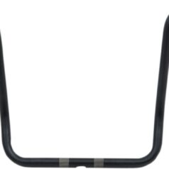 HANDLEBAR 1" DRILLED 17" APE HANGER FLAT BLACK TBW
