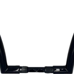 1,5" (1,25" Riser) Pointed Top 12" Svart Hd Roadglide 21-22