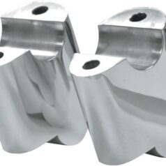 2" RISER EXTENSIONS POLISHED FOR HD