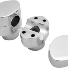 1" HARLEY SPRINGER RISERS CHROME HD