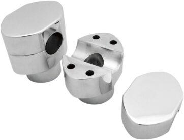 1" HARLEY SPRINGER RISERS CHROME HD