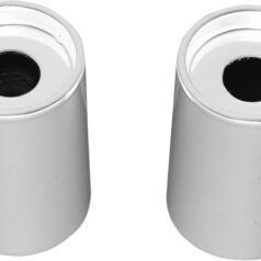 2" TALL RISER EXTENSIONS FOR 1.25" BARS CHROME UNIVERSAL