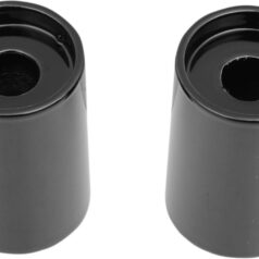 2" TALL RISER EXTENSIONS FOR 1.25" BARS BLACK UNIVERSAL