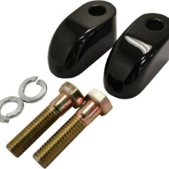 1" PULLBACK RISER EXTENSIONS - BLACK