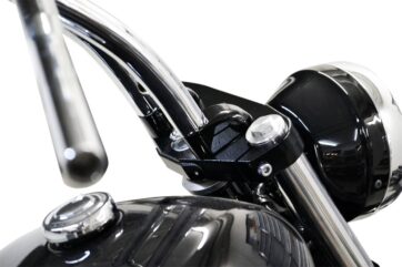 1" PULLBACK RISER EXTENSIONS - BLACK - Bild 2