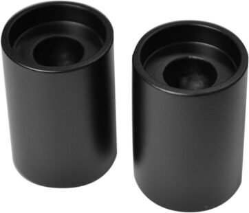 38,1 MM (1-1/2") RISER FOR 25,4 MM (1") HANDLEBARS BLACK UNIVERSAL