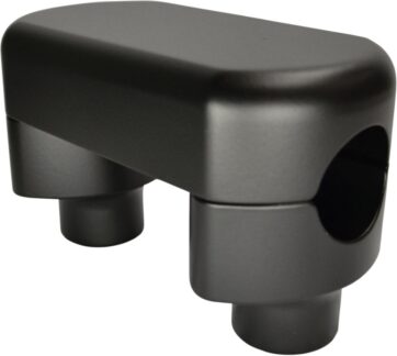 31,8 MM (1 1/4") HANDLEBAR RISER / 38,1 MM (1,5") RISE / BLACK-FLAT /
