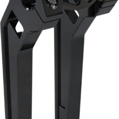 10" Black Anodized Pullback Risers w/ 1-1/4" Clamping