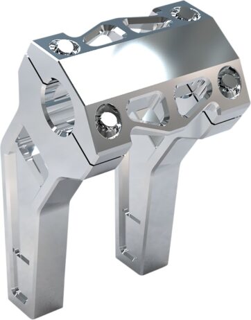 6" Raw Pullback Risers w/ 1-1/4" Clamping