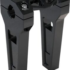 6" Black Anodized Straight Risers w/ 1" Clamping
