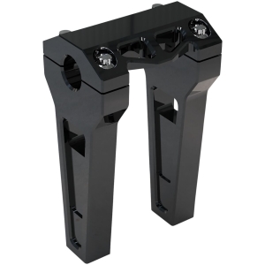 6" Black Anodized Straight Risers w/ 1" Clamping