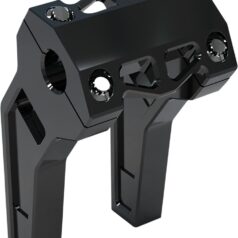 6" Black Anodized Pullback Risers w/ 1" Clamping