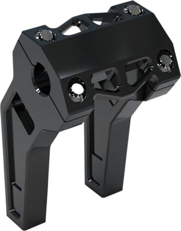 6" Black Anodized Pullback Risers w/ 1" Clamping