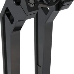 10" Black Anodized Pullback Risers w/ 1" Clamping