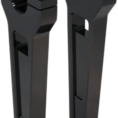 8" Black Anodized Straight Risers w/ 1-1/4" Clamping