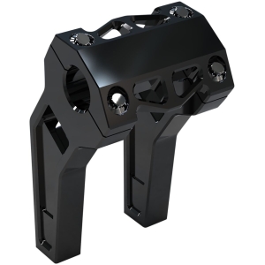 6" Black Anodized Pullback Risers w/ 1-1/4" Clamping