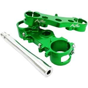 TRIPLE CLAMP KX 21 GREEN