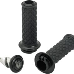 ALUMICORE DOUBLE-CABLE GRIPS BLACK