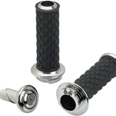 ALUMICORE DOUBLE-CABLE GRIPS CHROME