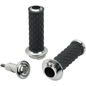 ALUMICORE DOUBLE-CABLE GRIPS CHROME
