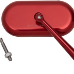 MIRROR OVAL RED