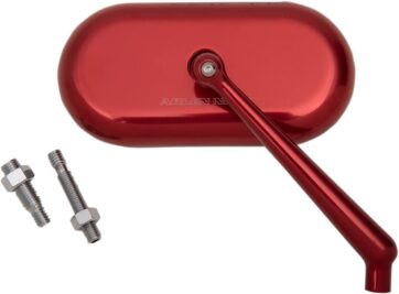 MIRROR OVAL RED