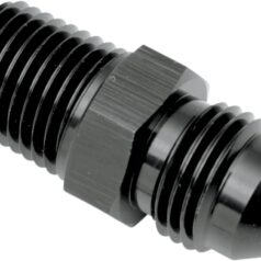 ADAPTER STRAIGHT JIC/NPT -6-1/8 ALUMINUM BLACK