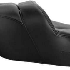 2-UP SEAT ROAD SOFA PT FRONT|REAR VINYL|SADDLEGEL™ PLAIN BLACK