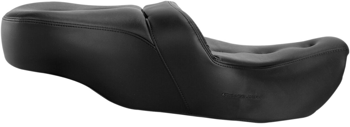 2-UP SEAT ROAD SOFA PT FRONT|REAR VINYL|SADDLEGEL™ PLAIN BLACK
