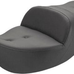 2-UP SEAT ROAD SOFA PT FRONT|REAR SADDLEGEL™ PLAIN BLACK
