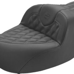 2-UP SEAT ROAD SOFA LS FRONT|REAR SADDLEGEL™ PLAIN BLACK