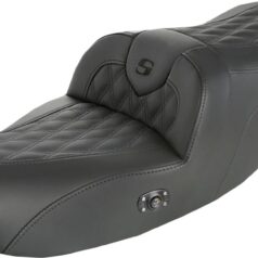 2-UP HEATED SEAT ROAD SOFA LS HEATED FRONT|REAR LEATHER|SADDLEGEL™ BLACK