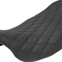 SOLO SEAT RENEGADE™ LS FRONT VINYL|SADDLEGEL™ PLAIN BLACK