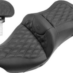 2-UP HEATED SEAT ROAD SOFA LS HEATED FRONT|REAR LEATHER|SADDLEGEL™ BLACK