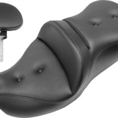 2-UP SEAT ROAD SOFA PT FRONT|REAR VINYL|SADDLEGEL™ BLACK