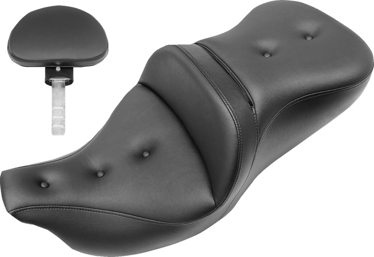 2-UP SEAT ROAD SOFA PT FRONT|REAR VINYL|SADDLEGEL™ BLACK