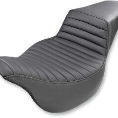 2-UP SEAT STEP UP TR FRONT|REAR VINYL PLAIN BLACK
