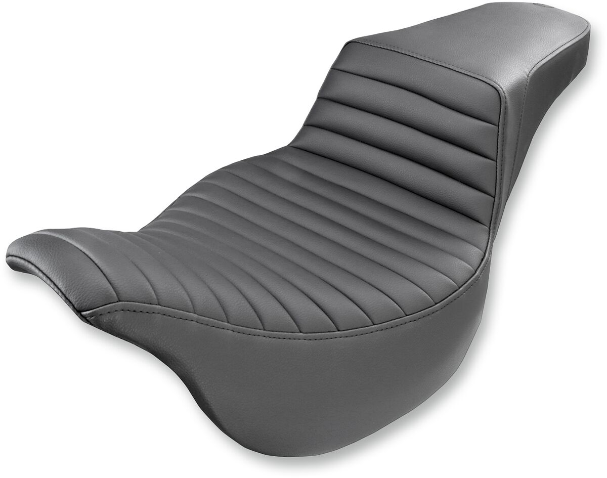 2-UP SEAT STEP UP TR FRONT|REAR VINYL PLAIN BLACK