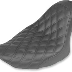 SOLO SEAT RENEGADE™ LS FRONT VINYL|SADDLEGEL™ PLAIN BLACK