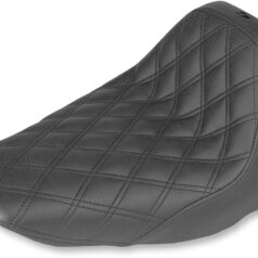 SOLO SEAT RENEGADE™ LS FRONT VINYL|SADDLEGEL™ PLAIN BLACK