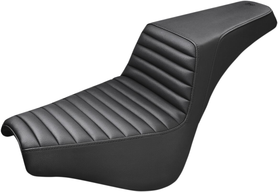 SEAT STEP UP TUCK & ROLL PLEATED BLACK