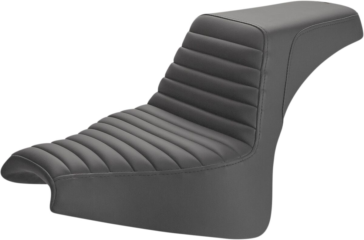 SEAT STEP UP TUCK & ROLL PLEATED BLACK