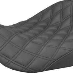 SOLO SEAT RENEGADE™ LS FRONT VINYL|SADDLEGEL™ PLAIN BLACK