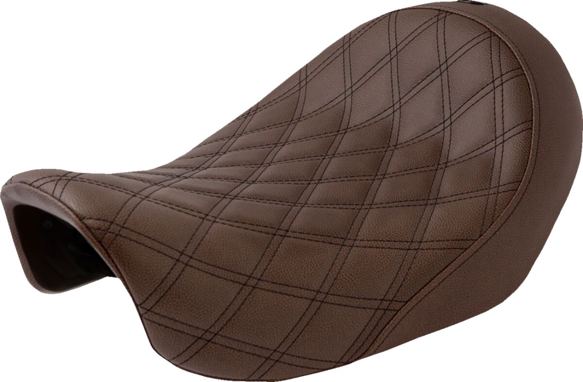 SOLO SEAT RENEGADE™ LS FRONT VINYL|SADDLEGEL™ PLAIN BROWN