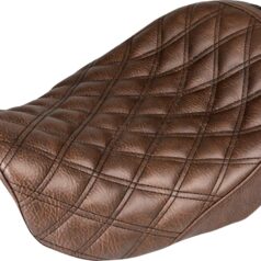 SOLO SEAT RENEGADE™ LS FRONT VINYL|SADDLEGEL™ PLAIN BROWN