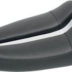 SOLO SEAT GEL-CHANNEL - TRACK FRONT GEL CHANNEL™ PLAIN BLACK|SILVER