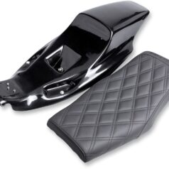 SOLO SEAT CONVERSION KIT ELIMINATOR FRONT VINYL BLACK