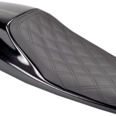 SOLO SEAT VINTAGE FRONT FIBERGLASS BLACK