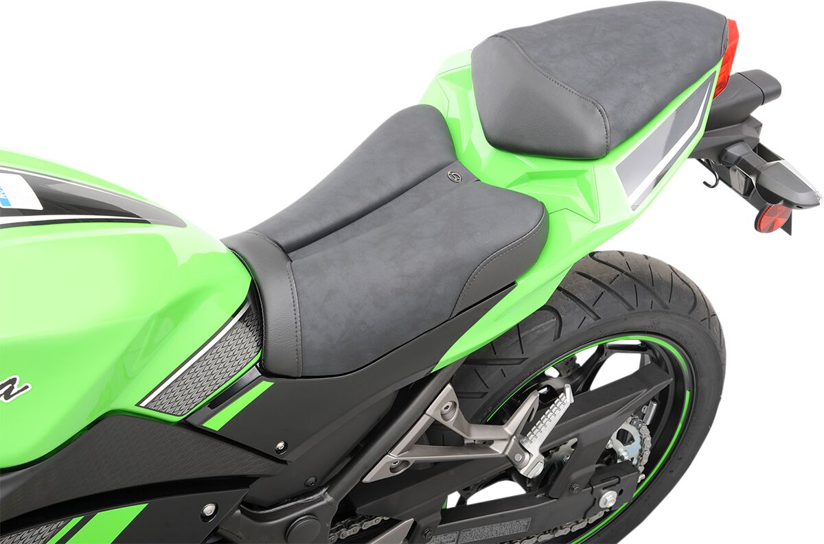 SOLO SEAT GEL-CHANNEL - SPORT FRONT SADDLESUEDE BLACK|BLACK
